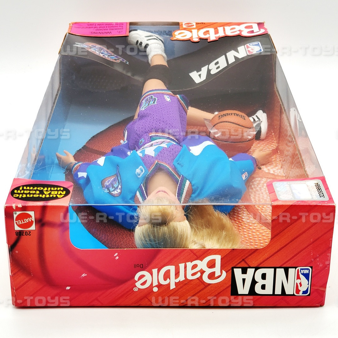 Barbie NBA Utah Jazz Doll Mattel 1998 No. 20708 NRFB - We-R-Toys