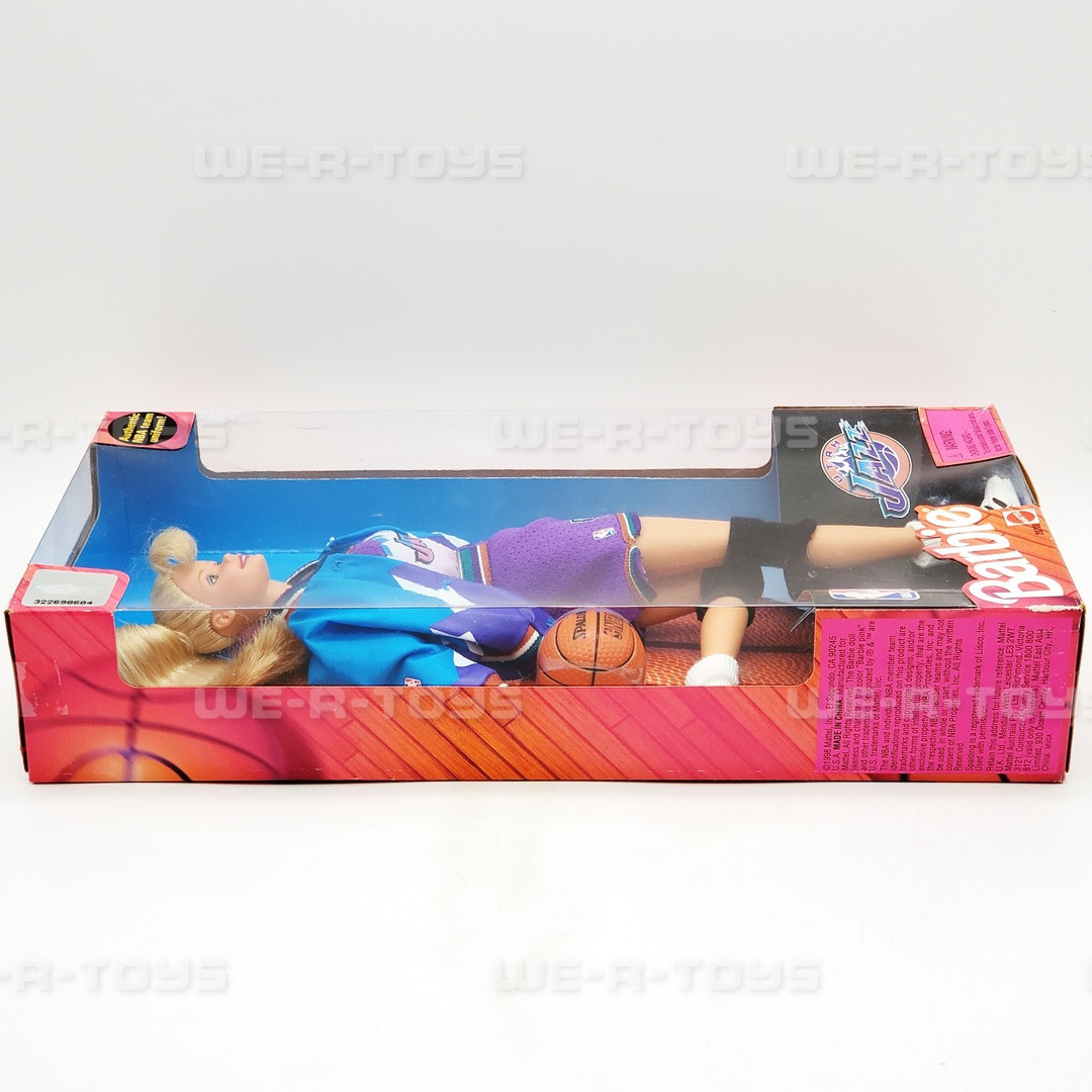 Barbie NBA Utah Jazz Doll Mattel 1998 No. 20708 NRFB - We-R-Toys