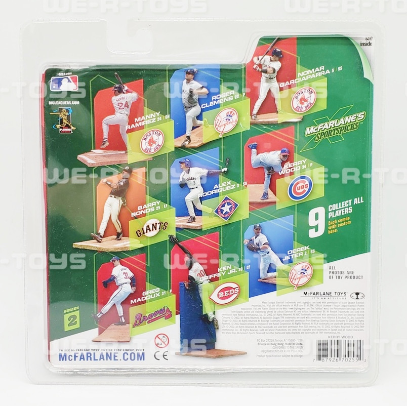 MLB Kerry Wood Cubs Action Figure McFarlane's Sportspicks 2002