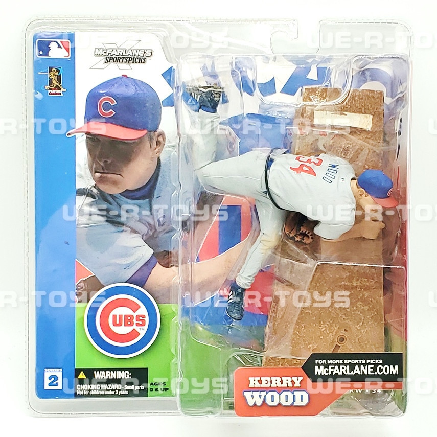 MLB Kerry Wood Cubs Action Figure McFarlane's Sportspicks 2002