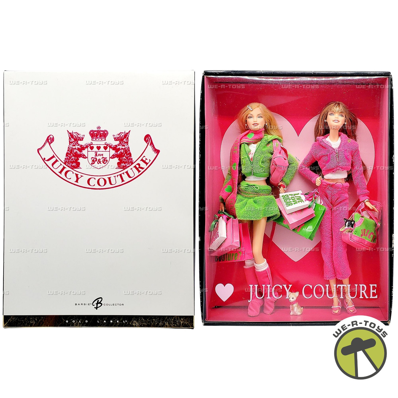 Juicy Couture Barbie Gold Label Collectible Dolls 2004 Mattel