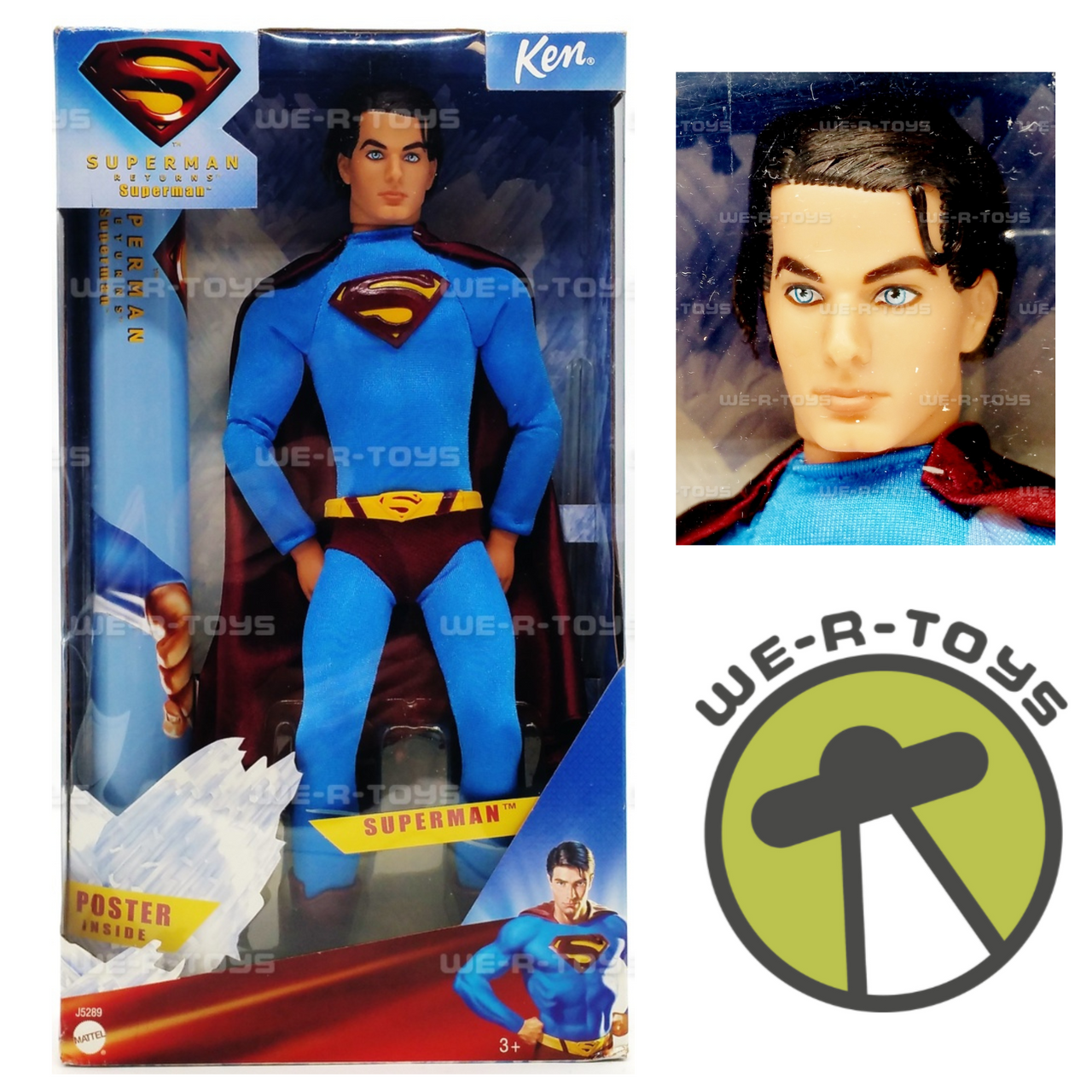 Mattel 2005 Ken as Superman (Superman Return)