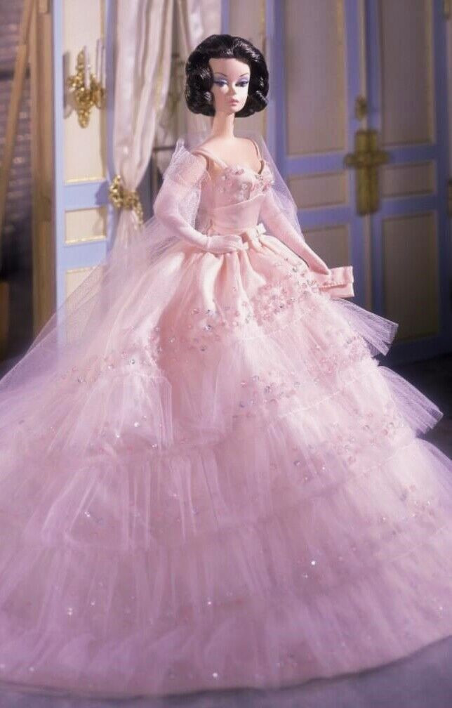 シルクストーンBarbie Barbie Fashion Model Collection In The Pink Genuine Silkstone Doll