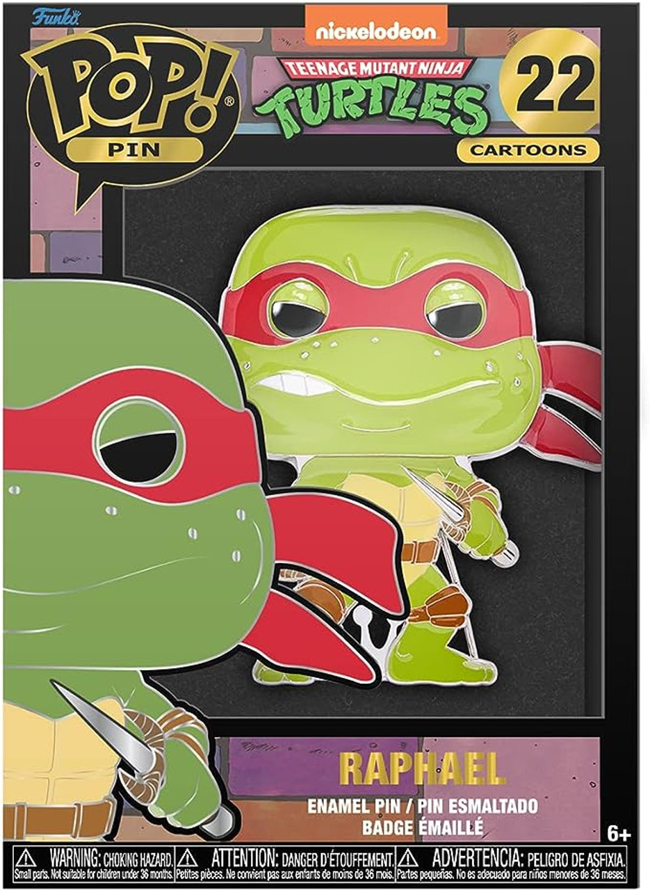 Funko Pop! Pin: Teenage Mutant Ninja Turtles - Raphael, Glow in The Dark -  We-R-Toys