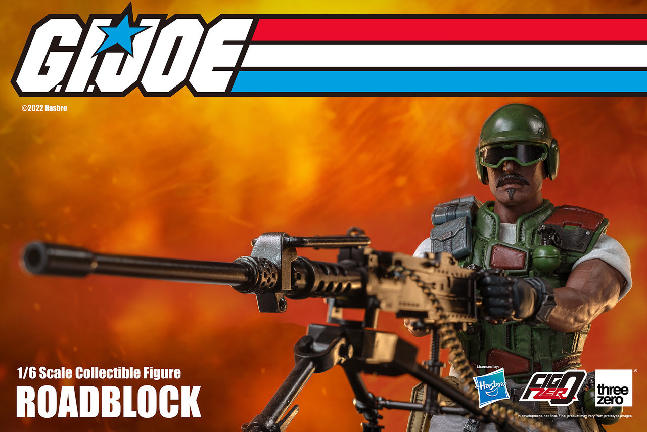 ThreeZero x Hasbro G.I. Joe: Roadblock 1:6 Scale Action Figure