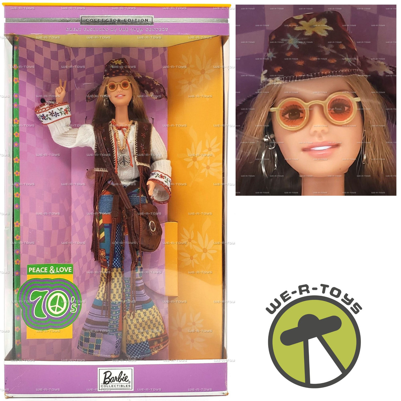 Barbie Peace & Love 70s Great 20th Century Fashion Barbie Doll