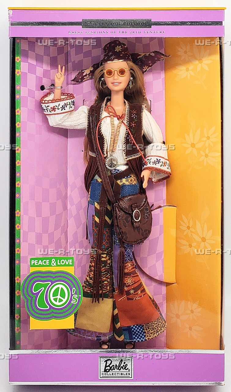 Barbie Peace & Love 70s Great 20th Century Fashion Barbie Doll