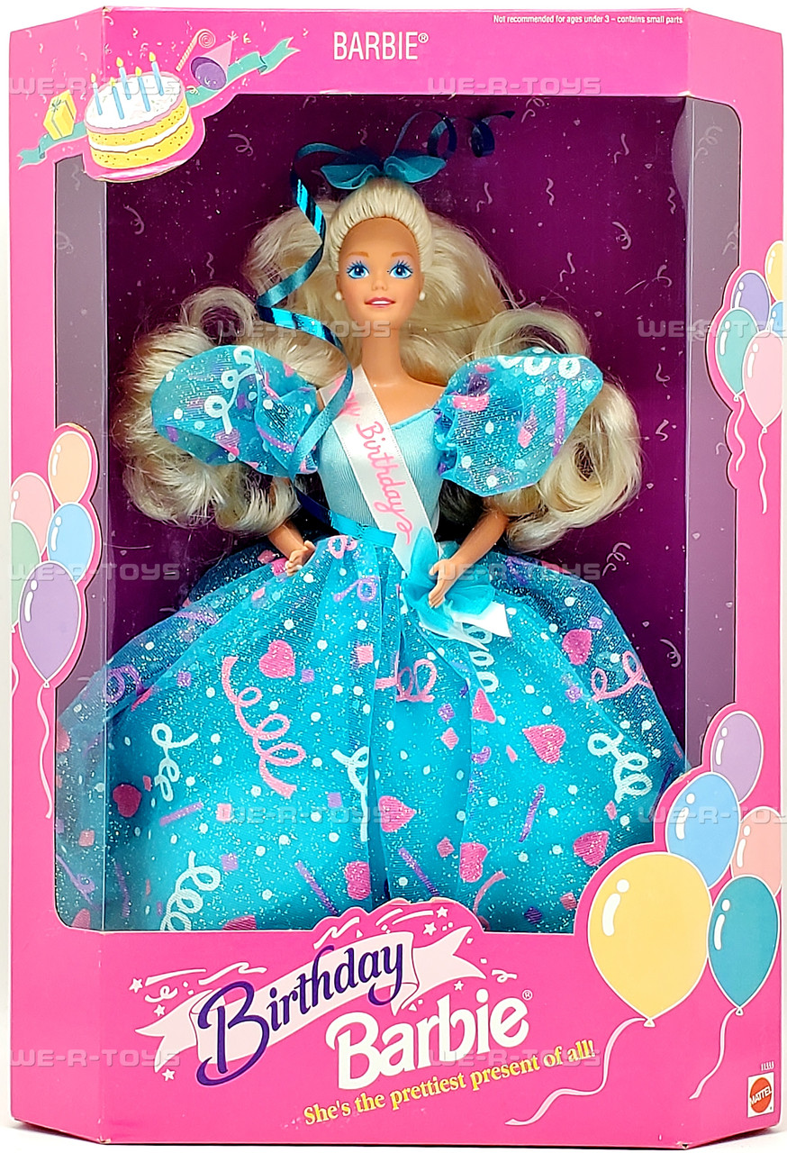 birthday barbie blue dress Birthday Wishes Barbie Doll 2005