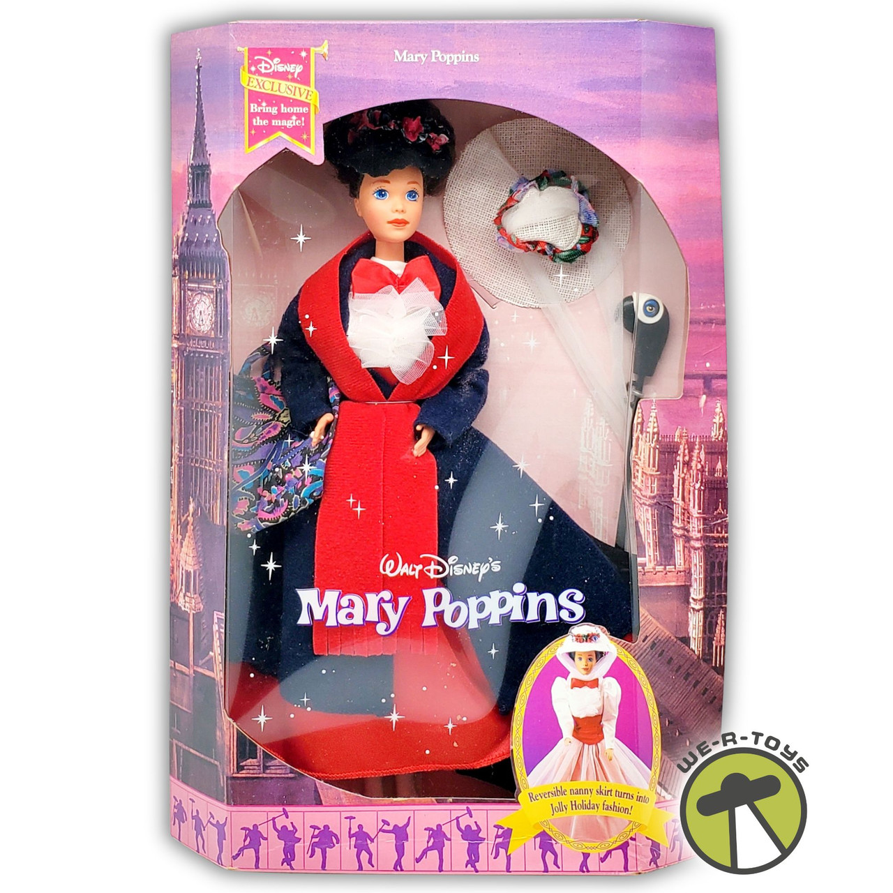 Mary Poppins Doll Disney Exclusive 1993 Mattel 10313 - We-R-Toys