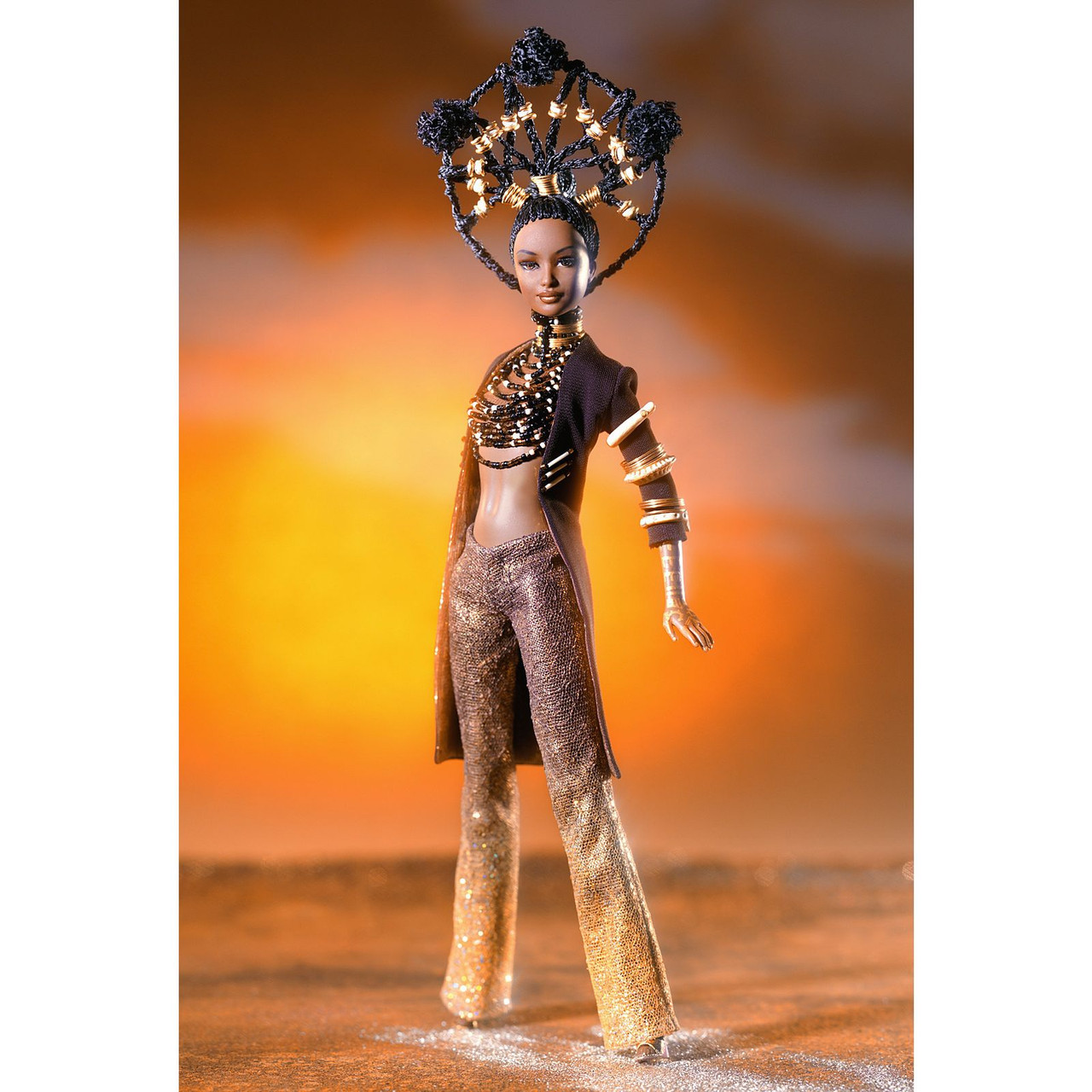 MOJA Barbie Doll Treasures of Africa by Byron Lars Limited Edition 