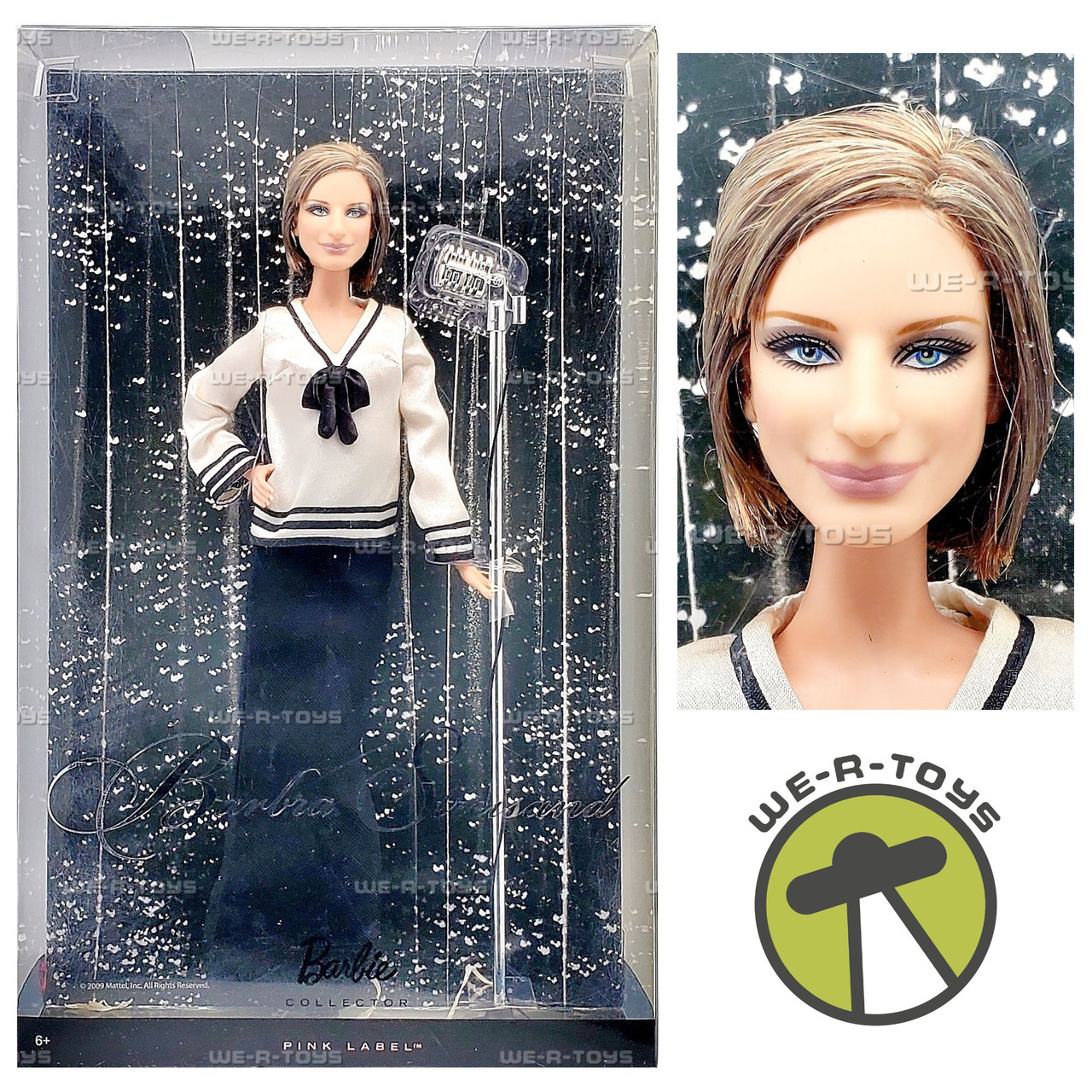 Barbie Pink Label Collection Barbra Streisand Doll 2009 Mattel