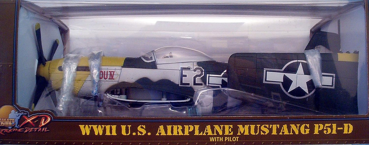 P51Dムスタング1/18 P-51D Mustang 1:18 Display Model - Flight Wing FW-001D - $139.99