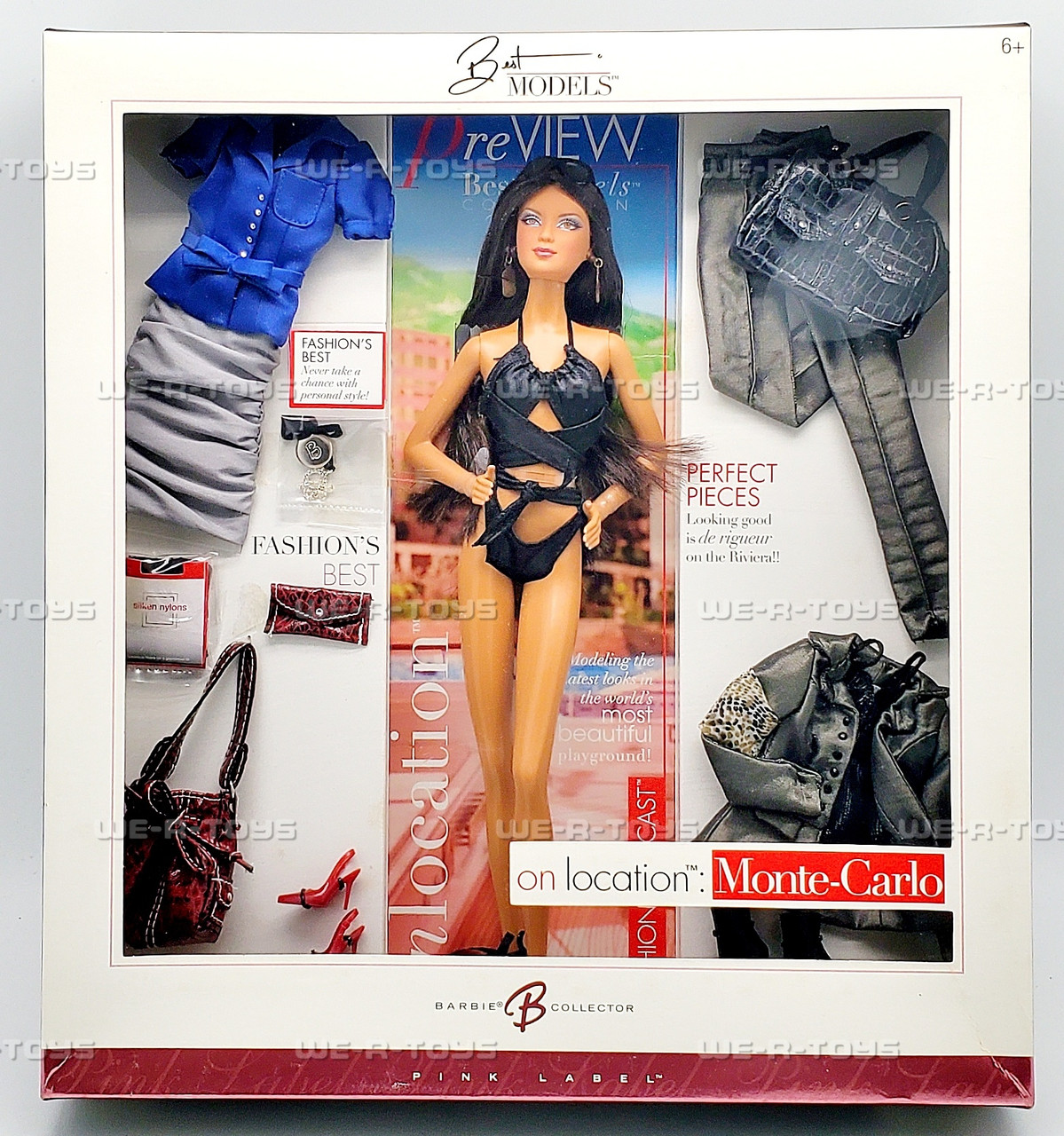 バービー ベストモデルズ オン ロケーション:モンテ カルロ バービー J0944 (ピンクラベル) o7r6kf1 Barbie Best Models on location Monte -Carlo 2006 Pink Label Barbie