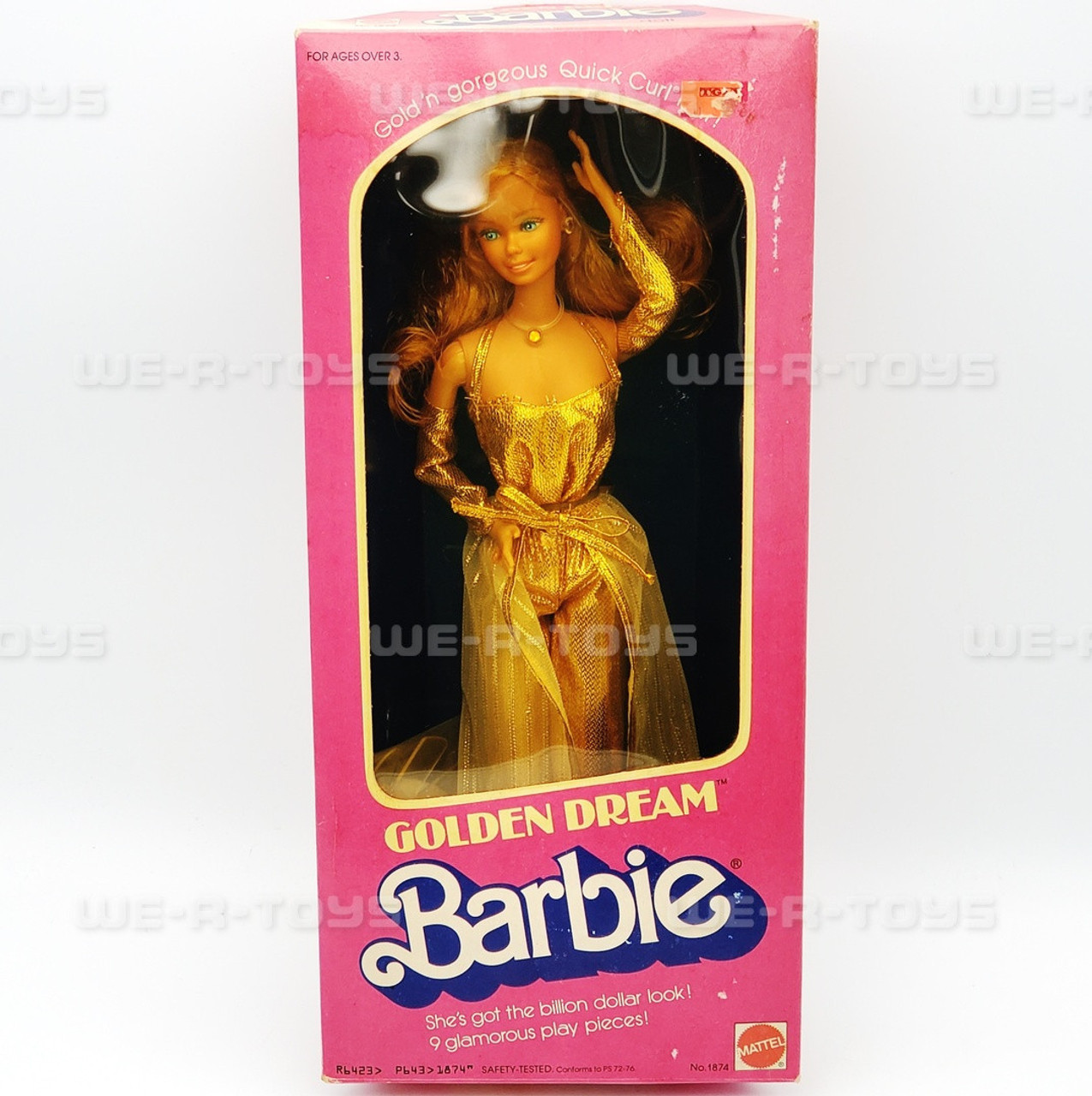 Golden Dream Barbie Doll 1980 Mattel No. 1874 NRFB (2)