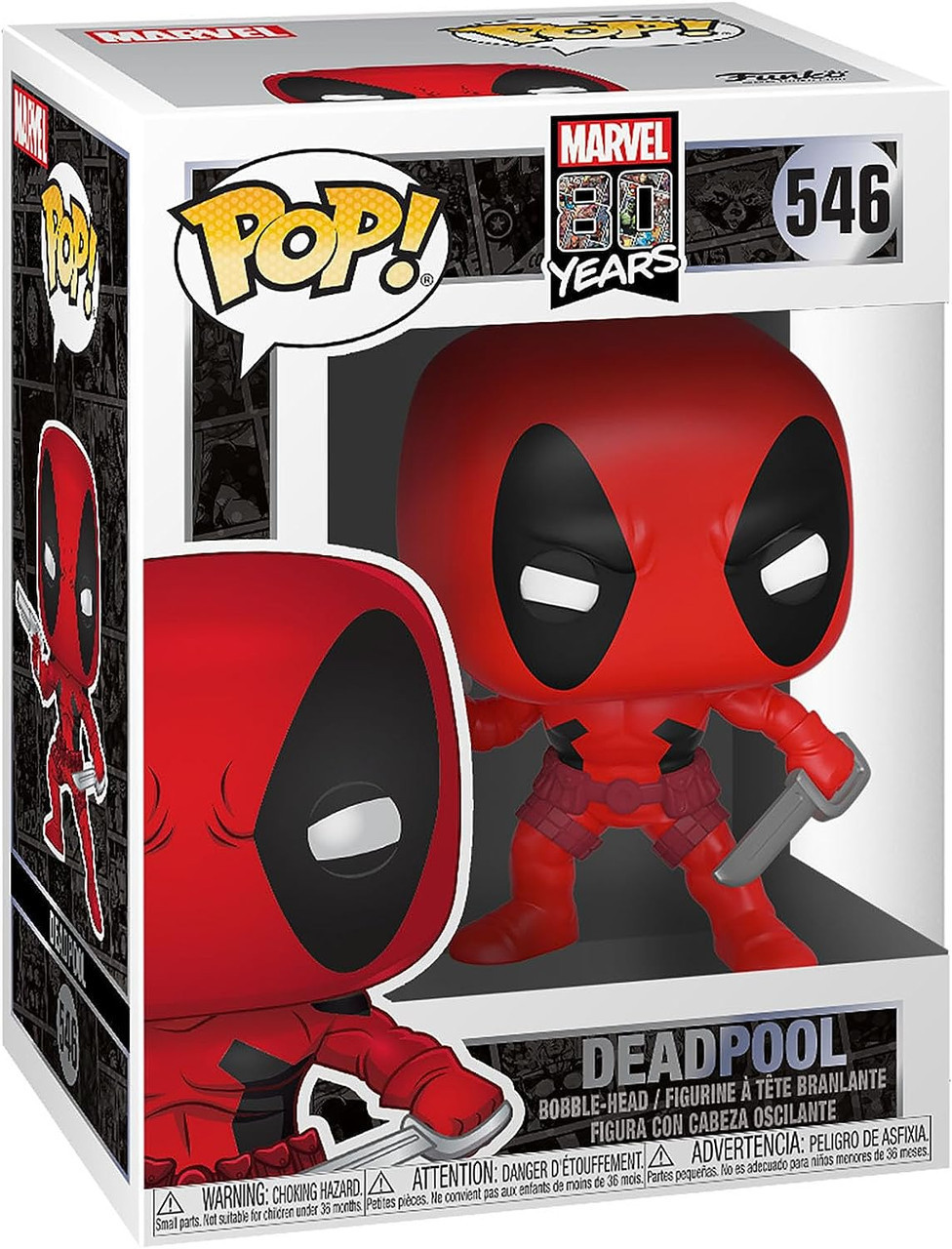 Funko Pop! 546 Marvel 80 Years First Appearance Deadpool Vinyl