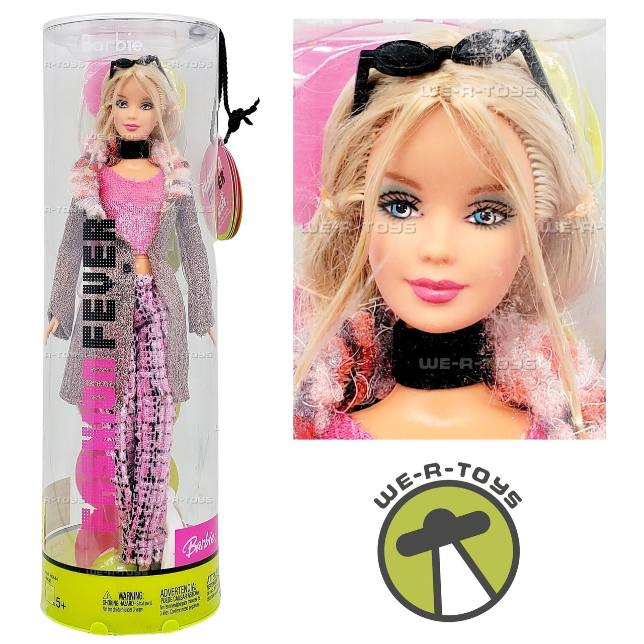Fashion Fever Barbie Doll H0645 Barbie in Pink Tweed Pants and