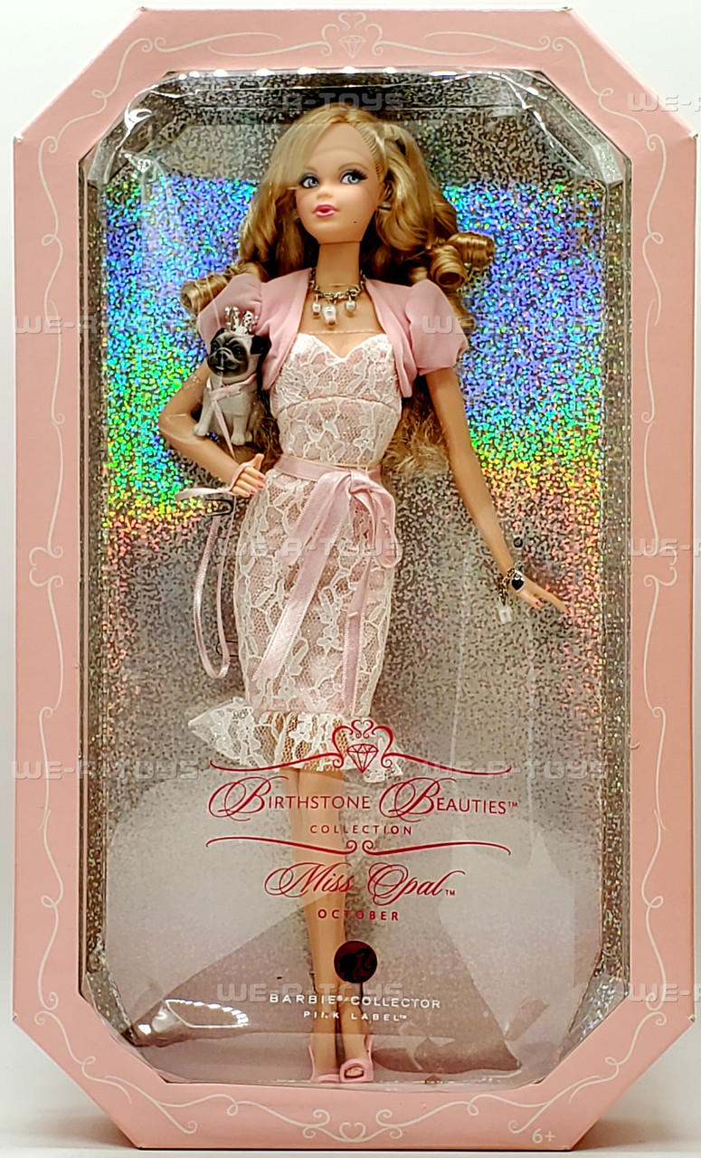 October Birthstone Beauties Collection Miss Opal Barbie Doll 2007