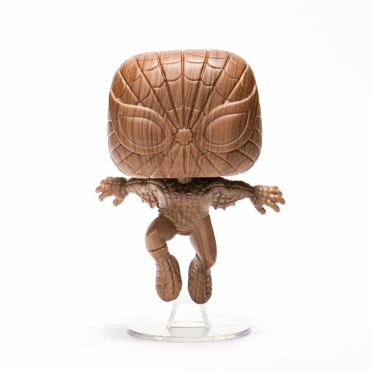 Funko Pop! Marvel 719 Spider-Man Wood Deco Vinyl Bobble-Head Figure EE  Exclusive - We-R-Toys