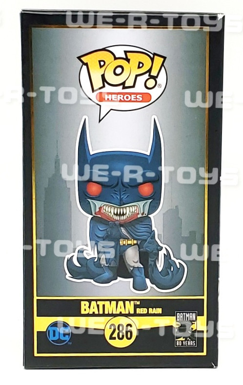 Funko Pop! Heroes 286 DC Batman Red Rain 80 Years Vinyl Figure