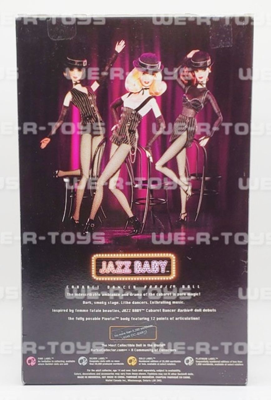 Barbie Jazz Baby Cabaret Dancer w/ Chair Blonde Doll 2007 Mattel K7937 NRFB