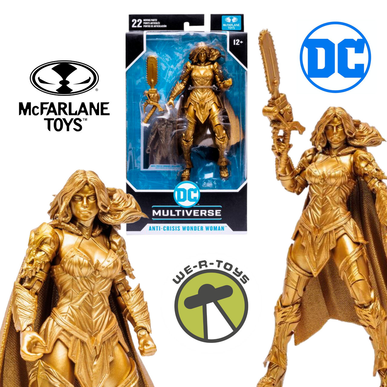 McFarlane DC Multiverse Actionfigur Anti-Crisis Wonder Woman 18 Cm - 22 Gelenke
