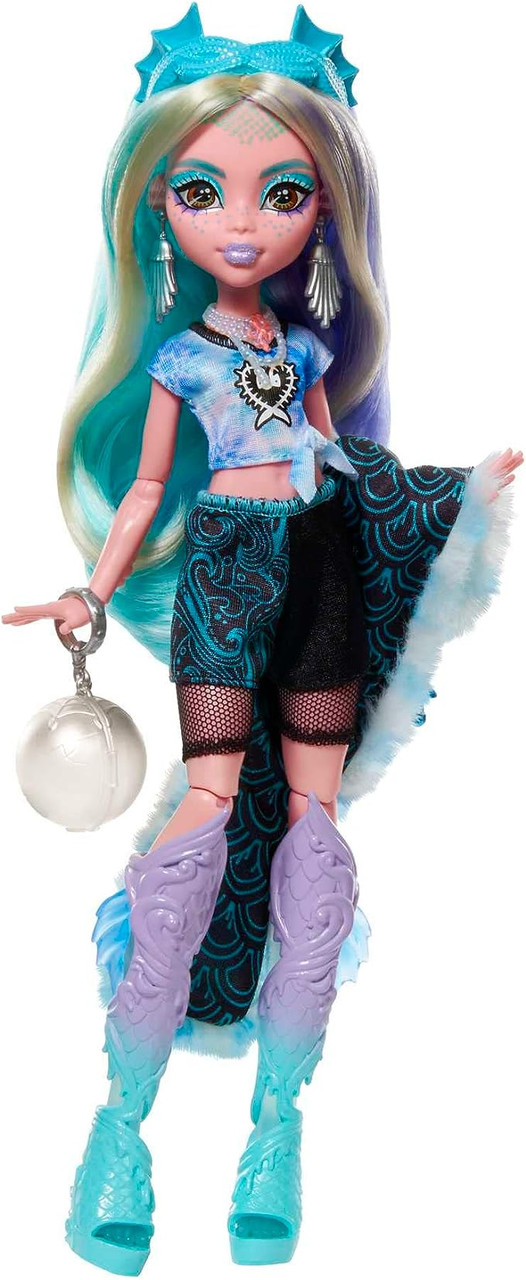 Monster High CLAWDEEN WOLF Fearidescent Skulltimate Secrets Fashion Doll +  Items