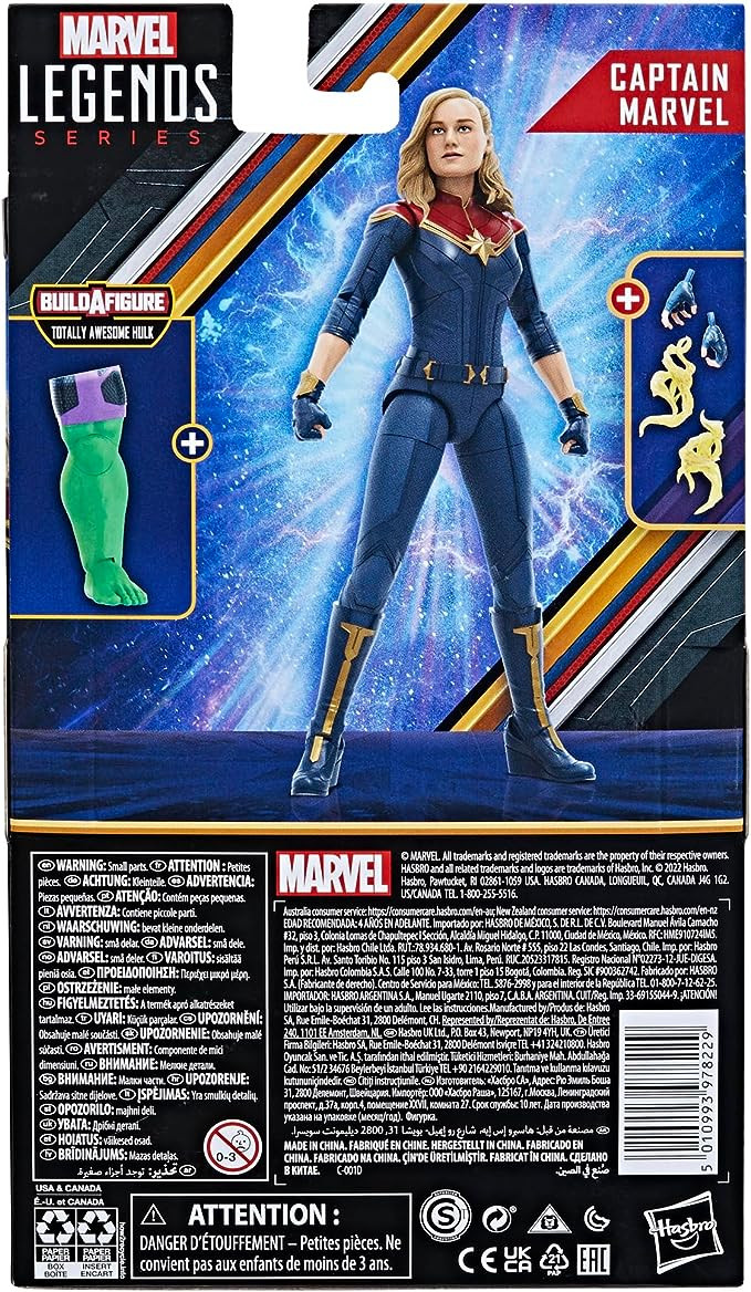 Marvel Legends Series Captain Marvel, The Marvels 6-Inch Action