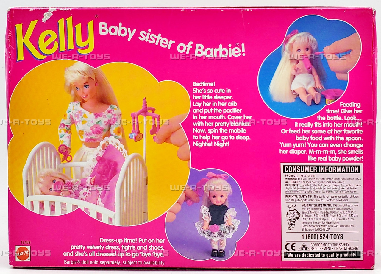 メロディードリーム　Barbie バービー Barbie Kelly New Baby Sister of Barbie Doll Set 1994 Mattel 12489