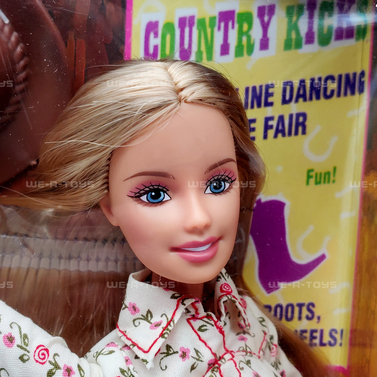 Barbie Country Kicks Posable Doll Line Dancing 2006 Mattel No