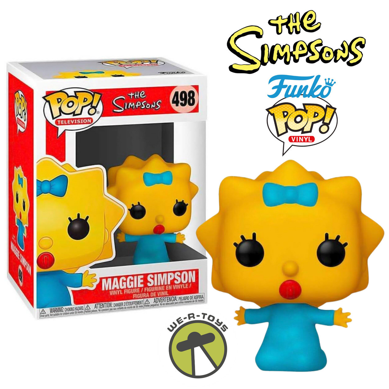 Simpsons Pop Funko Pop! Television 498 The Simpsons Maggie Simpson Vinyl Figure 2018 ...