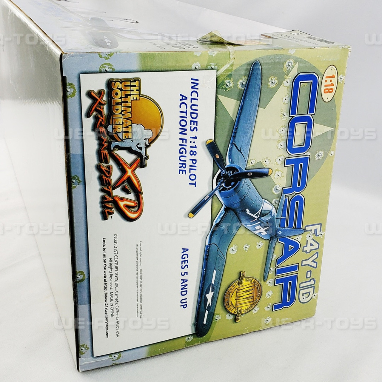 Ultimate Soldier 1:18 Corsair F4Y-1D WWII Plane With Pilot