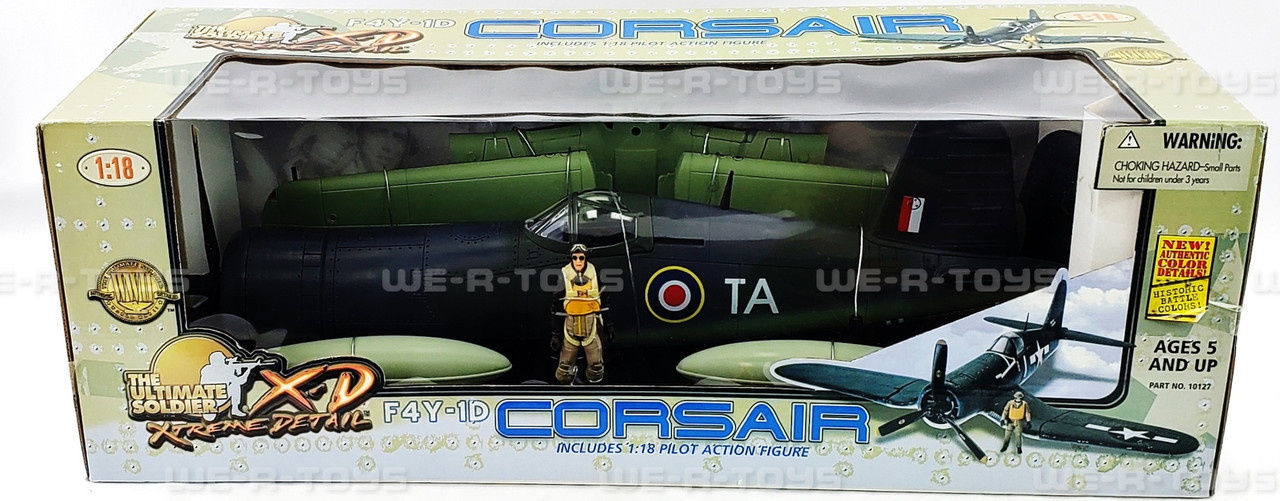 Ultimate Soldier 1:18 Corsair F4Y-1D WWII Plane With Pilot
