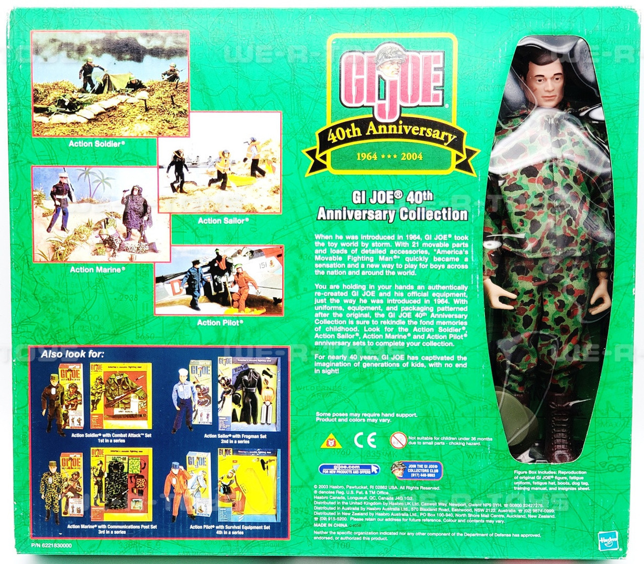 GIJOE 40周年記念限定品 アクションマリーン　ビーチヘッド　2003年 GIJOE 40周年記念限定品 アクションマリーン ビーチヘッド 2003