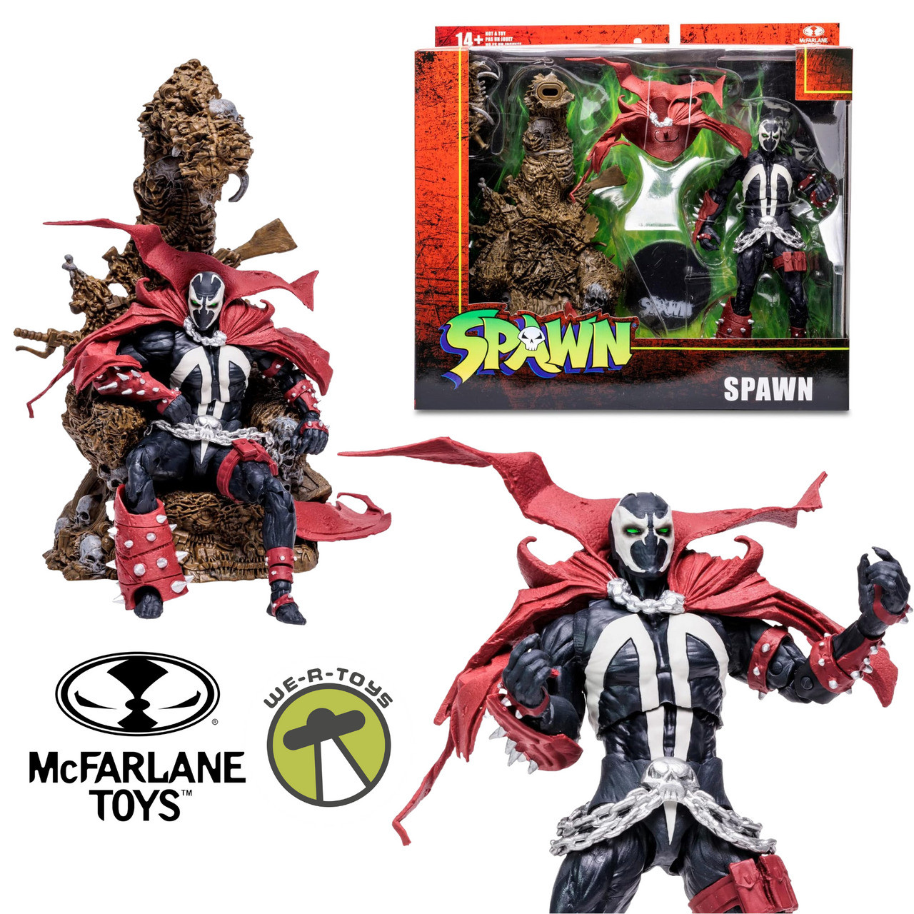 Spawn with Throne Deluxe Action Figure Set McFarlane Toys 2022 - We-R-Toys