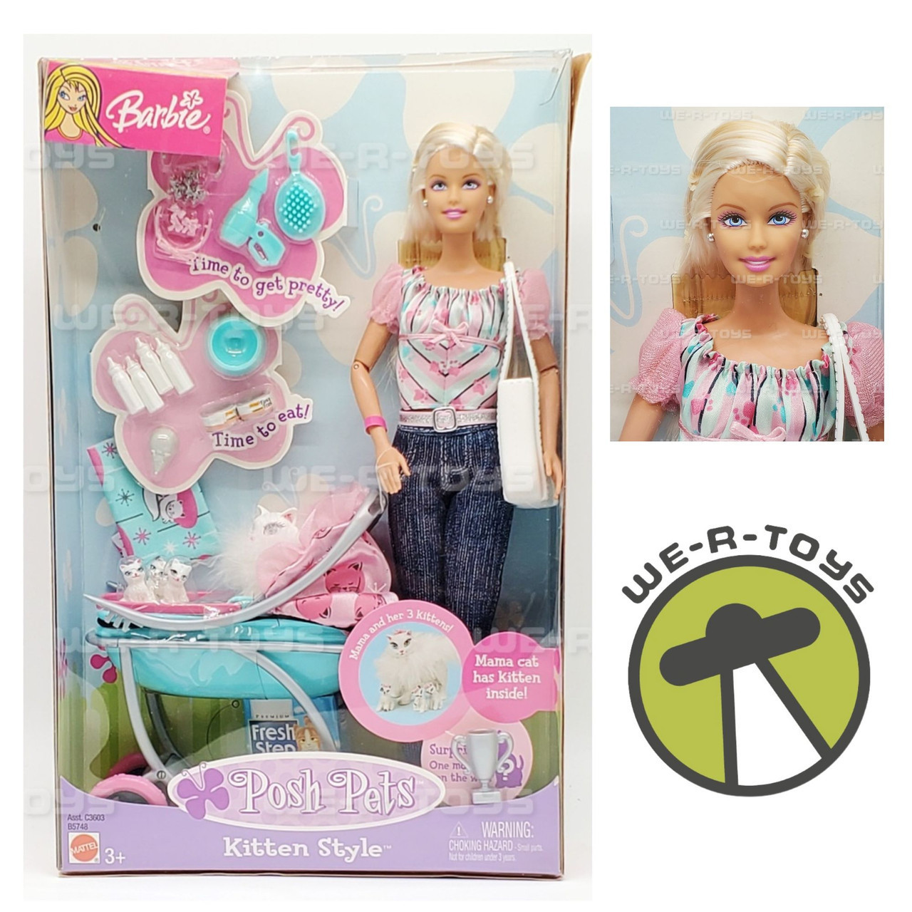 Barbie Coeur De Princesse Barbie Posh Pets Puppy Style Teresa 2003