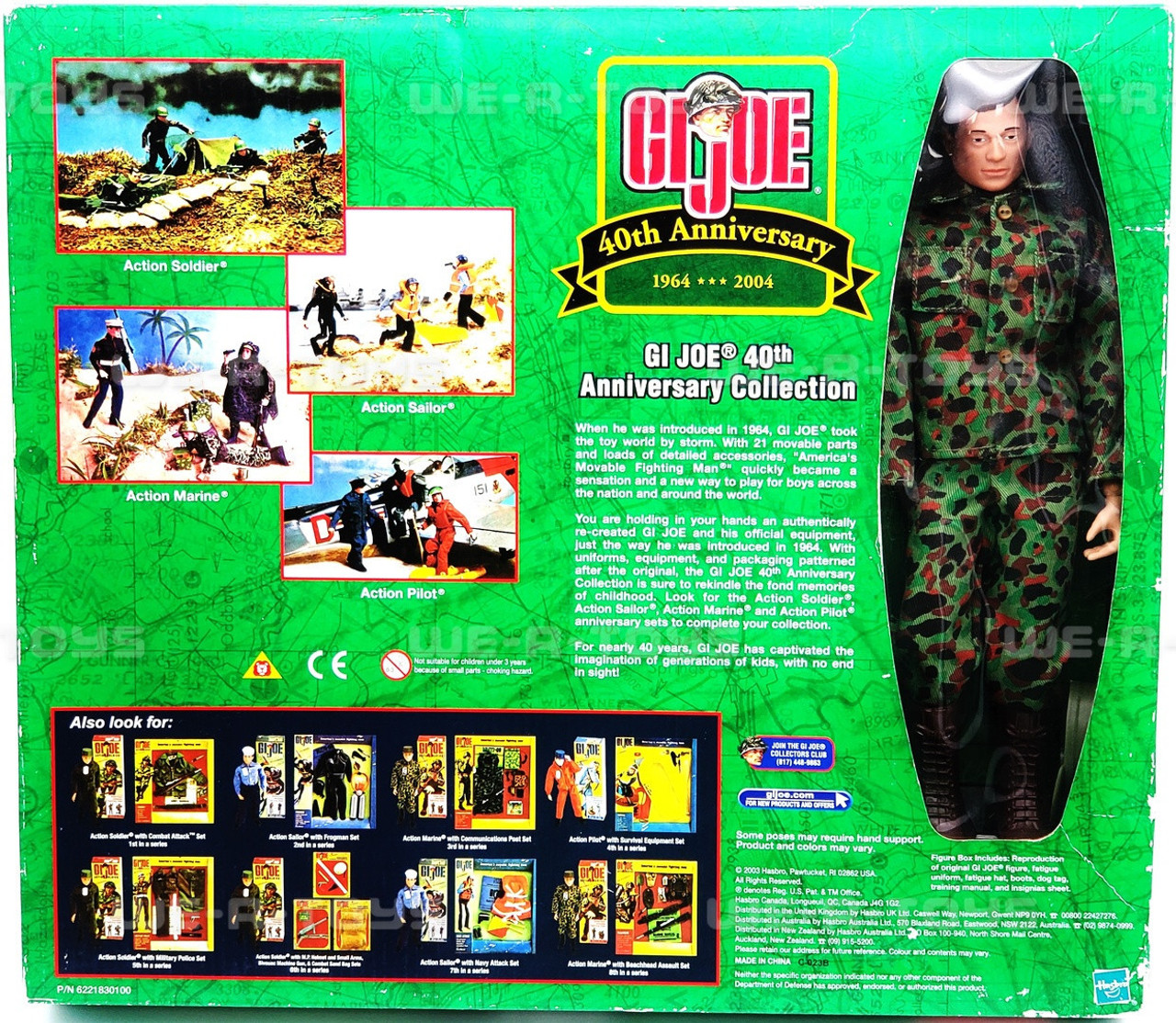 GIJOE 40周年記念限定品 アクションマリーン　ビーチヘッド　2003年 GIJOE 40周年記念限定品 アクションマリーン ビーチヘッド 2003
