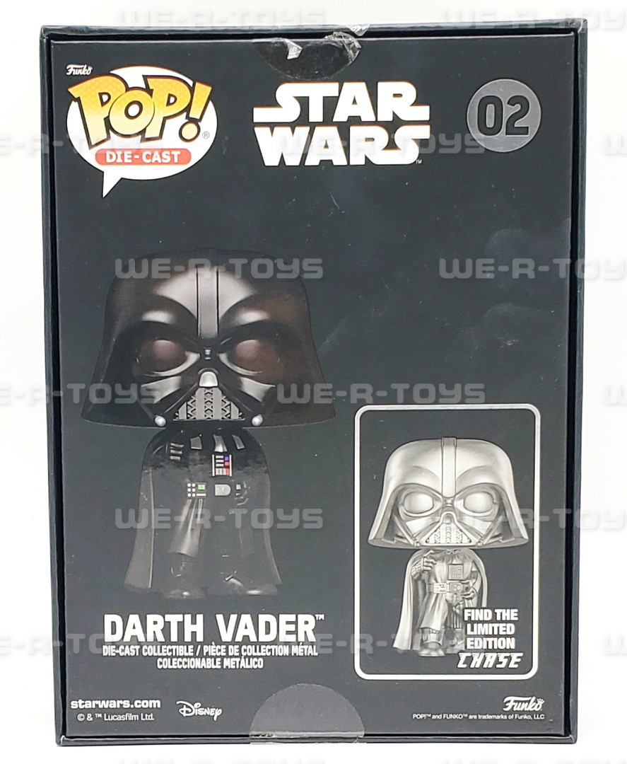 Funko POP! Die-Cast Darth Vader Star Wars Darth Figure Exclusive