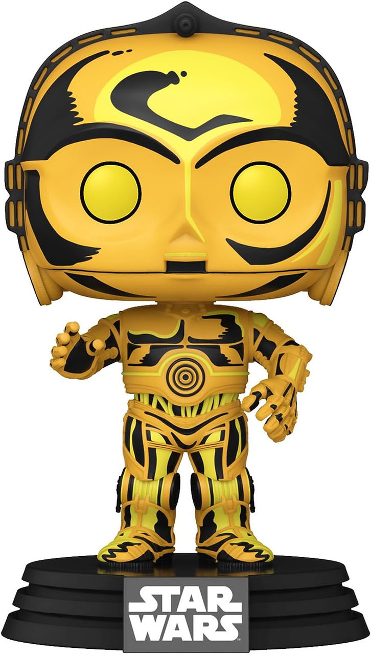 Funko Pop! Star Wars 454 C-3PO Retro Series Target Exclusive Bobble-Head  Figure