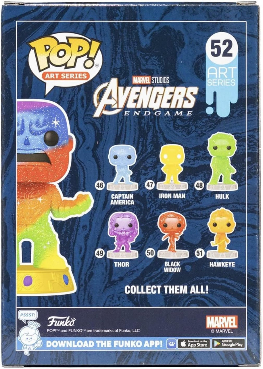 Funko Pop! Art Series Marvel Infinity Saga Thanos Exclusive Vinyl Figure 52  - We-R-Toys