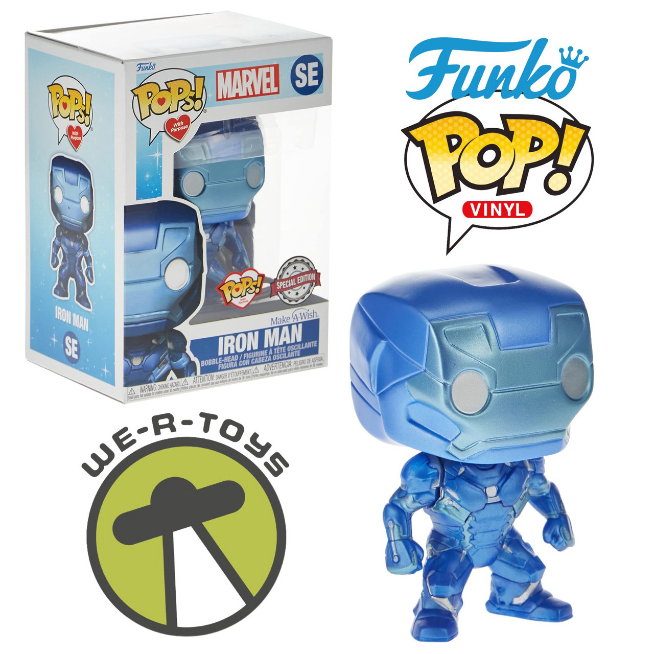 Funko Pop! Marvel SE Iron Man Make a Wish Funko Exclusive We-R-Toys