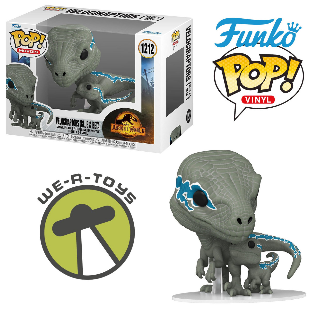 Funko Pop! Jurassic World: Dominion - Atrociraptor Ghost #1205