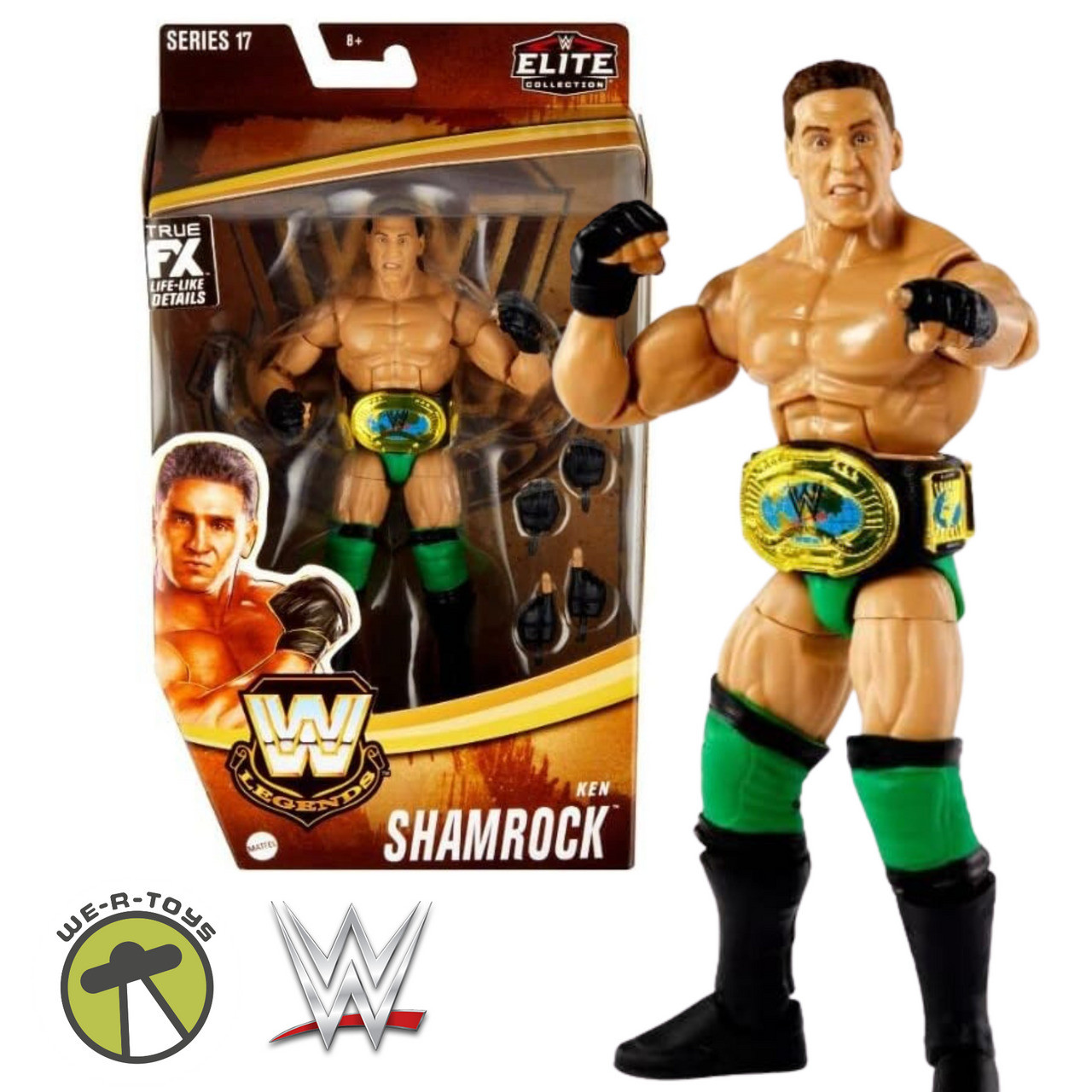 WWE Elite Legends Collection Series 17 Ken Shamrock Action Figure Mattel  2022