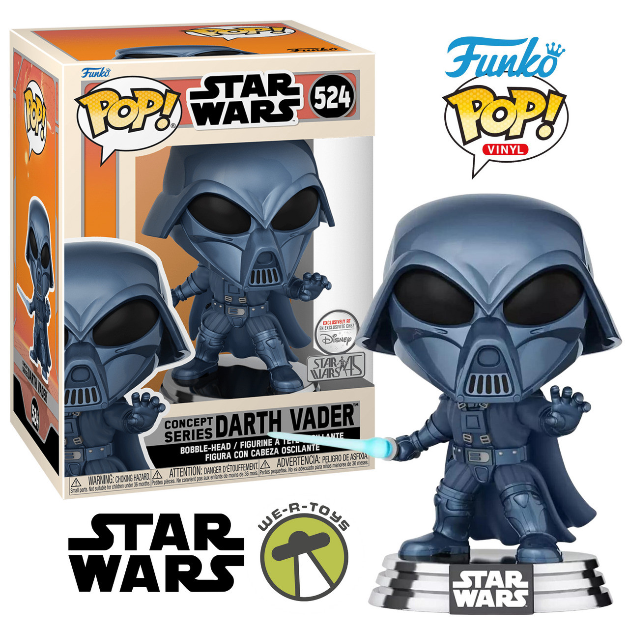 Funko Pop! Star Wars 524 Concept Series Darth Vader Vinyl Bobble-Head Figure