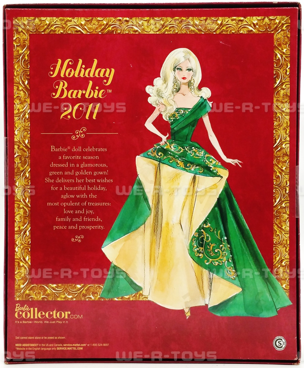 Barbie Collector 2011 Holiday Doll Collectible Mattel T7914 (Box has wear)