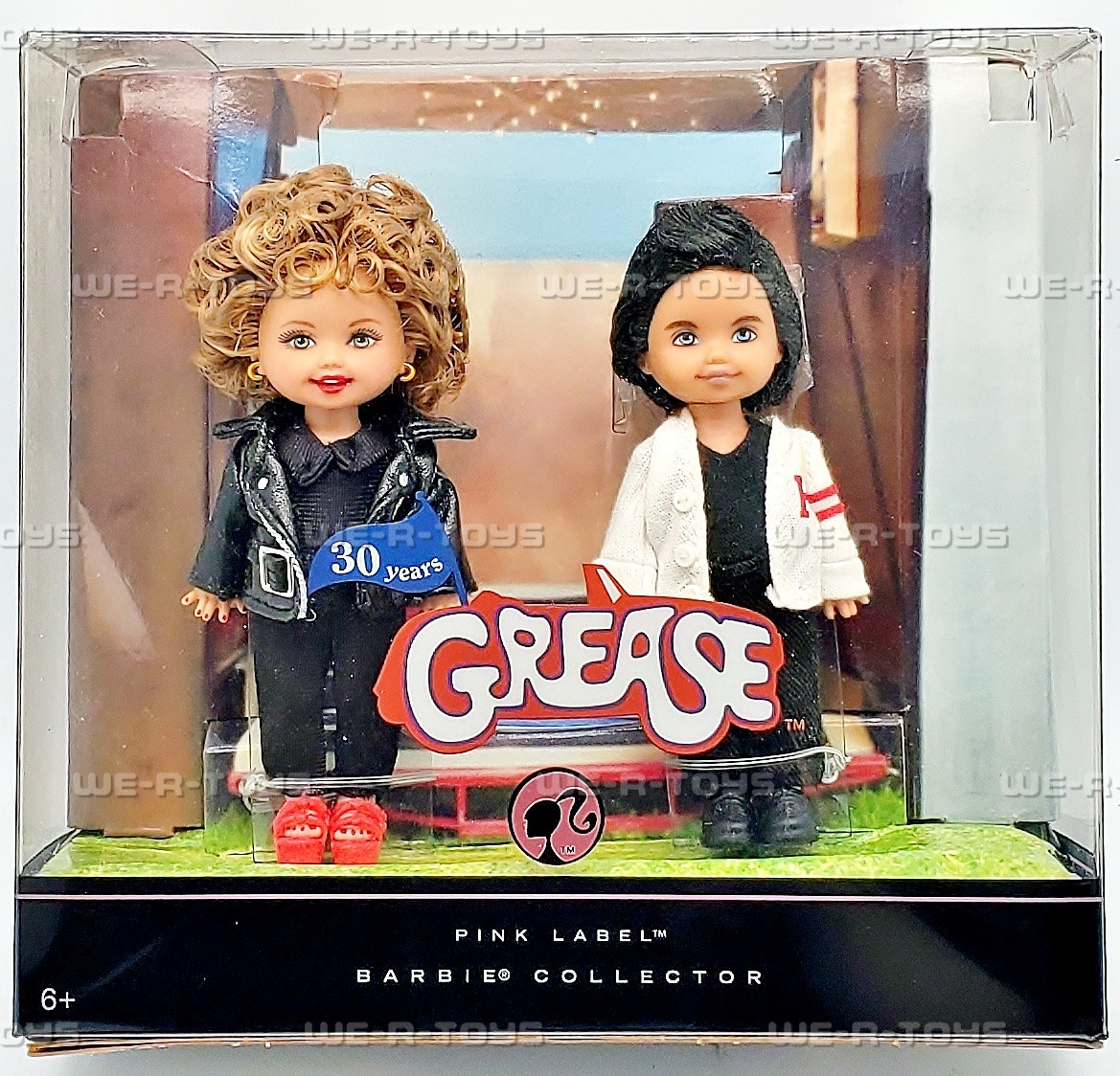 Barbie Collector Grease 30 Years Kelly and Tommy Dolls Pink Label