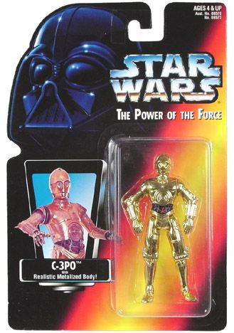 STAR WARS C-3PO フィギュア Star Wars The Power of the Force Red Card C-3PO 3.75