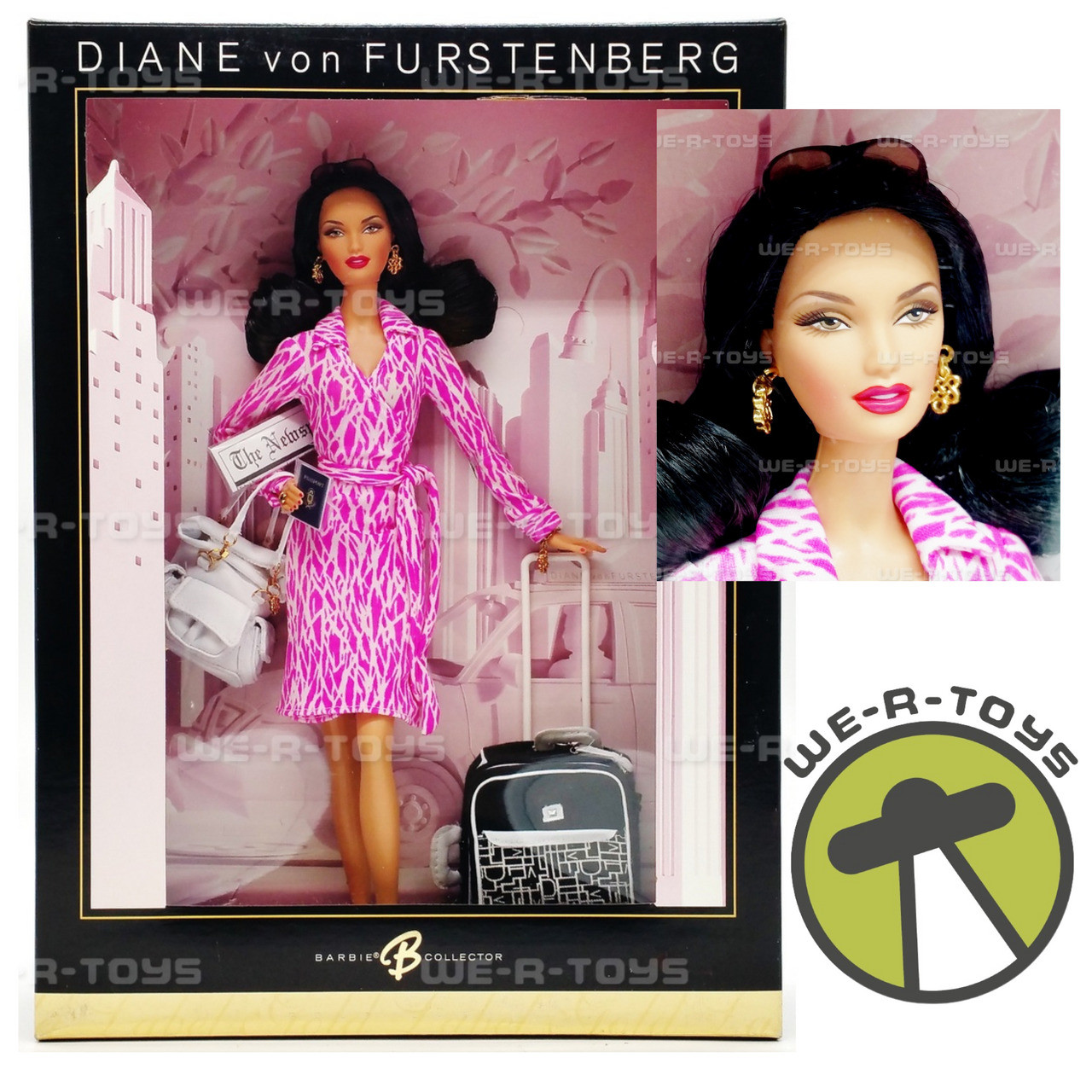 Barbie Collector Diane Von Furstenburg Doll 2006 Mattel J9185 - We