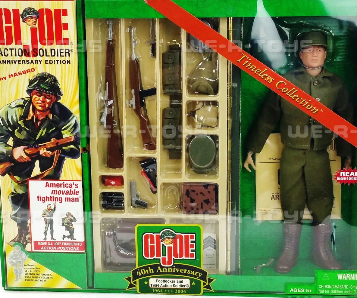 G.I. Joe 40th Anniversary Footlocker and 1964 Action Soldier