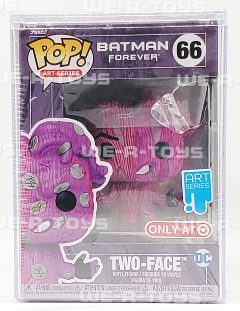 Funko Pop! Art Series 66 DC Batman Forever Two-Face Vinyl Figure & Case  Target