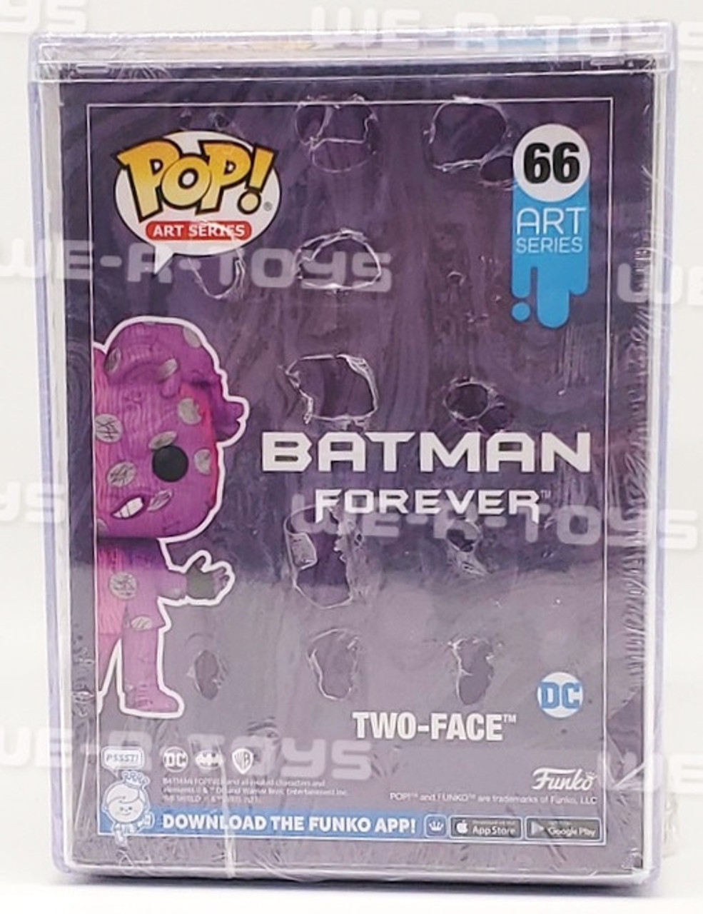 Funko Pop! Art Series 66 DC Batman Forever Two-Face Vinyl Figure & Case  Target